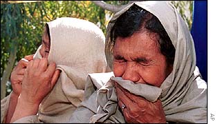 Women mourn Afghan victim